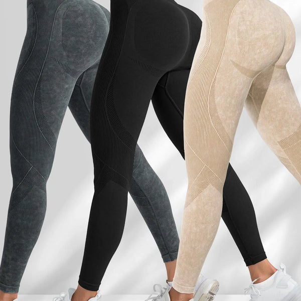 Women'S Solid Sports High Stretch Leggings, Ladies Sportswear, Workout Gym Leggings, Fitness Yoga Pants for Women, Plain Leggings