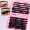 10-20Mm Mixed Individual Cosmetic False Lashes Clusters, 240Pcs/234Pcs/300Pcs/308Pcs/Set Volume Curly Thick Fake Eyelashes, Makeup Enhancement Lashes Clusters Kit, Cosmetic for Gift #GLOBAL PICKS