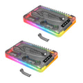 Transparent Black*2 Pcs / One-Size