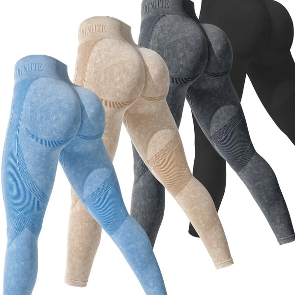 Women'S Solid Sports High Stretch Leggings, Ladies Sportswear, Workout Gym Leggings, Fitness Yoga Pants for Women, Plain Leggings