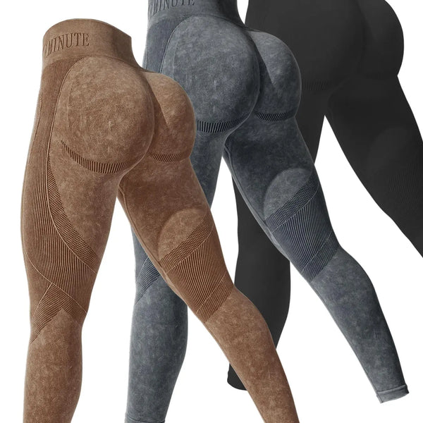 Women'S Solid Sports High Stretch Leggings, Ladies Sportswear, Workout Gym Leggings, Fitness Yoga Pants for Women, Plain Leggings