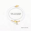 Initial Heart Charm Letter Link Bracelet, Fashion All-Match Jewelry for Women, Retro Adjustable Rope Bracelet for Daily Use