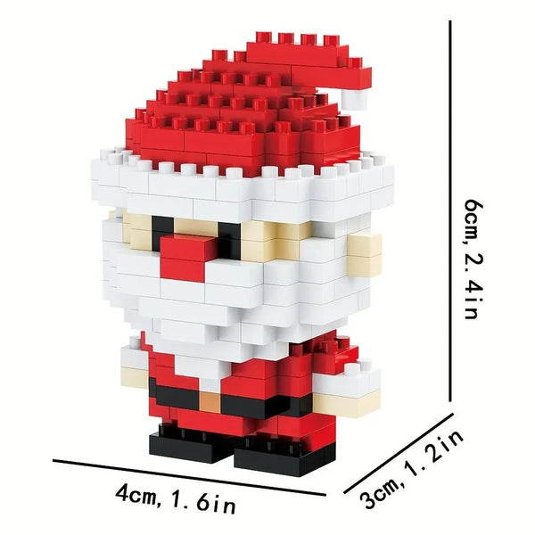 Micro-Particle, Santa Claus & Reindeer Snowman Design, DIY Creative Building Blocks Model Toy & Desktop Decoration for Home & Office #GLOBAL PICKS