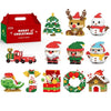 Micro-Particle, Santa Claus & Reindeer Snowman Design, DIY Creative Building Blocks Model Toy & Desktop Decoration for Home & Office #GLOBAL PICKS