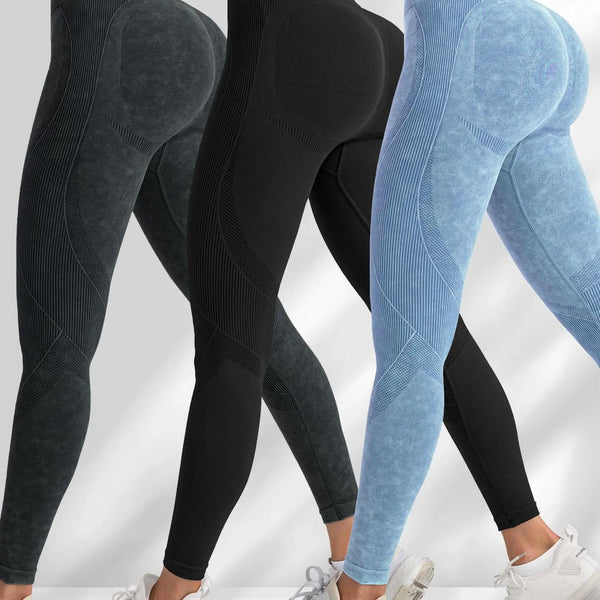 Women'S Solid Sports High Stretch Leggings, Ladies Sportswear, Workout Gym Leggings, Fitness Yoga Pants for Women, Plain Leggings