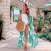 Women Swimsuit Cover Up Sleeve Beach Tunic Dress Robe De Plage Solid White Cotton Pareo High Collar Beachwear