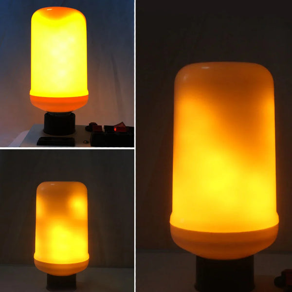 E27 E14 LED Flame Effect Lamp 12W Led Dynamic Fire Light Bulb 110V 220V Led Creative Flame Lampara Christmas Decoration Lights