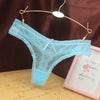 Women Sexy Lace Thong Breathable Women Underwear Cotton Crotch Seamless Panties with Bow Transparent G-string Трусы Женские
