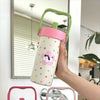 Stainless Steel Portable Insulated Cup Water Cup Large Capacity Sport Thermal Water Bottle Handle Tea Infuser