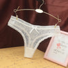Women Sexy Lace Thong Breathable Women Underwear Cotton Crotch Seamless Panties with Bow Transparent G-string Трусы Женские