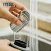 Tyeso Pumpkin-Shaped Thermos Steel Insulated Tea Infuser Hot Cold Water Bottle Large Capacity Removable Infuser 304 Stainless