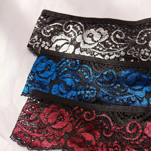 1PCS Lace Thong Women's Tanga Low Waist Sexy Lingeries Transparent Panties Laides T Back Pants Girls Underwear Female Underpants