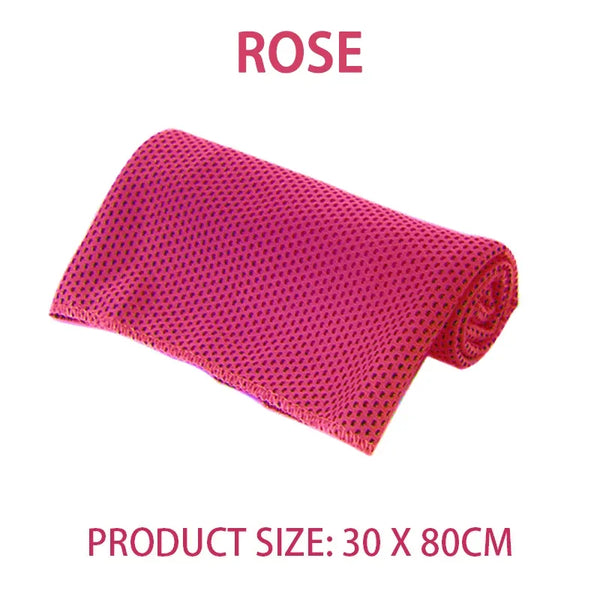Microfiber Quick Dry Cooling Towel for Sports Fitness Camping Outdoor Ice Cold Towel