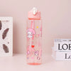 Pink Hello Kitty 800Ml Water Bottle Kuromi Melody Anime Design Large Capacity Pop-Up Straw Leakproof Outdoor Sport Gifts