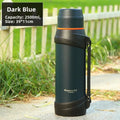 Matte blue 2500ml bottle + baby bottle brush & filter set