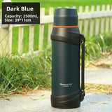 Matte blue 2500ml bottle + baby bottle brush & filter set