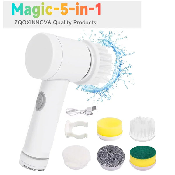 Cordless Household Spin Scrubber Kitchen Gadgets Hair Brushes Bathroom Broom Toilet  Multipurpose Cleaning Brush  Electric Mops