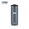 Tyeso 750ml French Press Vacuum Flasks Mug Stainless Steel Cold Brew with Eye Stick Tea Infuser Double-Wall Insulated Thermoses