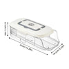 Multi-layer Fridge Egg Storage Box Shelf Automatic Rolling Eggs Holder Rack Ladder Style Refrigerator Eggs Dispenser Organizer