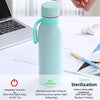 UV-C Purification Water Bottle Outdoor Smart Insulated Stainless Steel Cup for Auto Clean Keep Hot Cold Gym Running Cycling