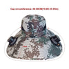 New Solar Fan Hat Breathable USB Charging Sun Hat for Men with 2 Solar Fan Wide Brim Fisherman Hat Outdoor