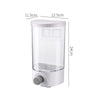 Kitchen Storage Food Organizer Wall Mounted Dry Food Cereal Dispenser Snack Grain Plastic Storage Container Box Rack for Home