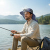 Solar Fan Hat with Neck Flap UV Protection Hat with Solar Fan USB Rechargeable Breathable Men Summer Outdoor Fishing Hat