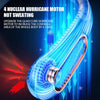 2025 New Best Sellers Wearable Neck Fan Portable Air Conditioner Bladeless Neck Fan Air Cooler 5 Gears and LED Display Screen