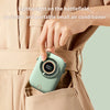Colorful Hanging Neck Fan Portable Hanging Neck Fan Intelligent Digital Display Colorful Atmosphere Light Five-speed Adjustable