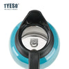 Tyeso Pumpkin-Shaped Thermos Steel Insulated Tea Infuser Hot Cold Water Bottle Large Capacity Removable Infuser 304 Stainless