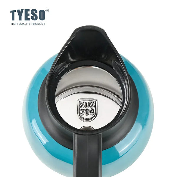 Tyeso Pumpkin-Shaped Thermos Steel Insulated Tea Infuser Hot Cold Water Bottle Large Capacity Removable Infuser 304 Stainless