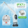 Electric Spin Scrubber Cordless Cleaning Brush 3H Work Time Bathroom Scrubber with LED Display 3-Speed Extendable Handle IPX7 W