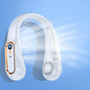 Lenovo 8000mAh Portable Hanging Neck Fan Bladeless Neckband Fan Digital Display Power Air Cooler USB Rechargeable Electric Fan