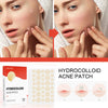Hydrocolloid Acne Patches - Invisible Makeup, Closed Comedone, Acne-Fighting, Waterproof, Breathable Facial Care