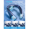 Portable Neck Air Conditioner, Upward and Downward Back Airflow Wearable Fan, Large Cooling Plate, 6000mAh Battery, Lightweight