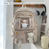 Japanese Style Backpack for Girls Korean Style Cute Kawaii Bag Campus Student Book Bag  Casual Large Capacity Laptop Bag