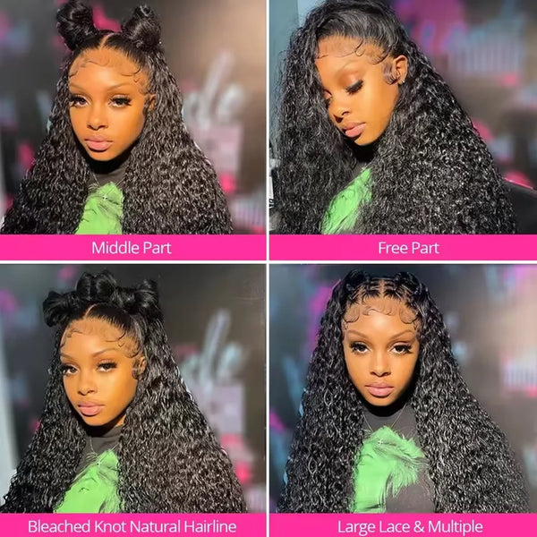 Deep Wave 13x4 Hd Lace Front Human Hair Wig 42 Inch Deep Wave 13x6 Hd Lace Frontal Wig 250 Density 5x5 Glueless Wig For Women