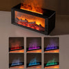 Flame Design Humidifier 7-Color LED Diffuser for Relaxation & Better Sleep