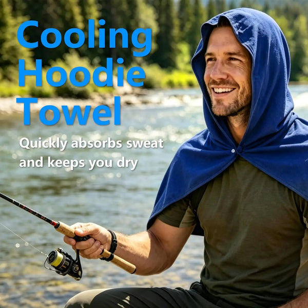 3 Pack Cooling Hoodie Towel with UPF 50+ Sun Protection, Instant Cooling Towels for Neck and Face for Sports Gym Running Yoga