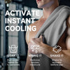 4 Packs Superfiber Ice Towel Soft Breathable Cold Towel Cooling for Yoga, Sports, Golf, Gym, Camping, Running, Fitness, Exercise