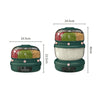 9kg Rotatable Cereal Container For Bulk Rice Barrels Containers Sealed Insectproof Tank Grain Dispenser Kitchen Storage Box