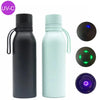 UV-C Purification Water Bottle Outdoor Smart Insulated Stainless Steel Cup for Auto Clean Keep Hot Cold Gym Running Cycling
