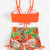 Drawstring Front Shorts Bikinis 2026 High Waist Swimsuit Women Swimwear Female Bathers Bathing Swimming Swim Suit Beachwear