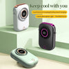 Colorful Hanging Neck Fan Portable Hanging Neck Fan Intelligent Digital Display Colorful Atmosphere Light Five-speed Adjustable
