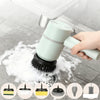 cleaning brush Electric household bottle brush Long handle can replace head change Kitchen dishwashing brush Bathroom brush Shoe