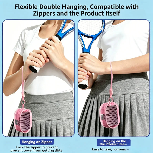 Cooling Towel with Carry Case Quick Dry Sports Towel for Gym Running Fitness Yoga Hiking Camping