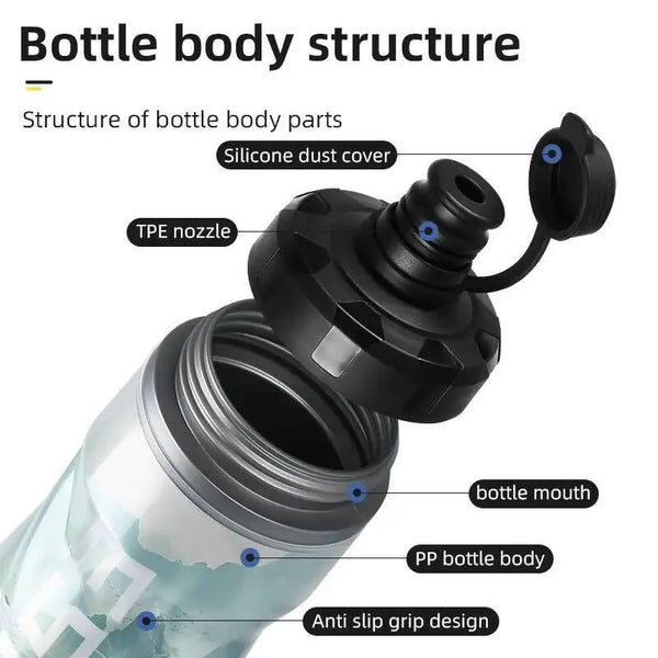 ESLNF Insulated And Outdoor Ice-Protected Heat Bottles 610Ml PP5 Bicycle Sports Cup Cycling Bike Water Bottle - Iceprotected