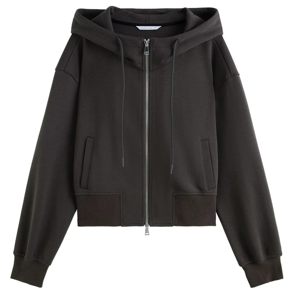 DUSHU Plus Size Women's Fashionable Stylish Sweatshirt Skirt Sweatpants Suit 2025 Spring New Design Solid Versatile Casual Set