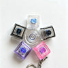 Lighting LED Keyboard Keychain Fidget Toys Clicker Sensory Toy Stress Relief  for Keyboard Keychain Fidget Gadget for Adults toy