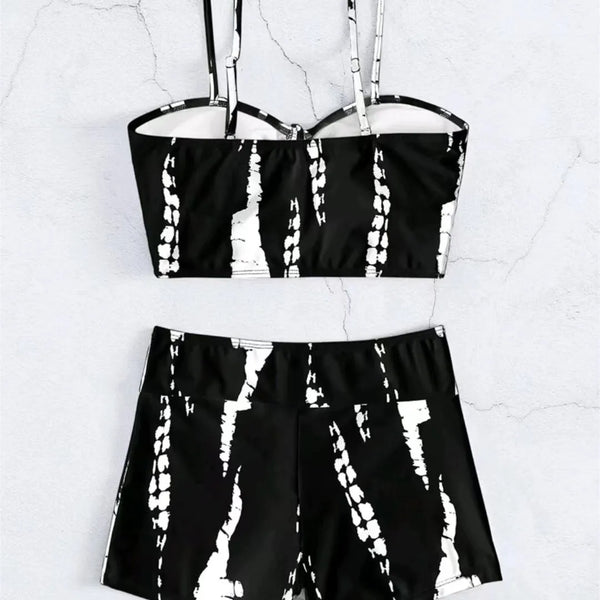 Drawstring Front Shorts Bikinis 2026 High Waist Swimsuit Women Swimwear Female Bathers Bathing Swimming Swim Suit Beachwear